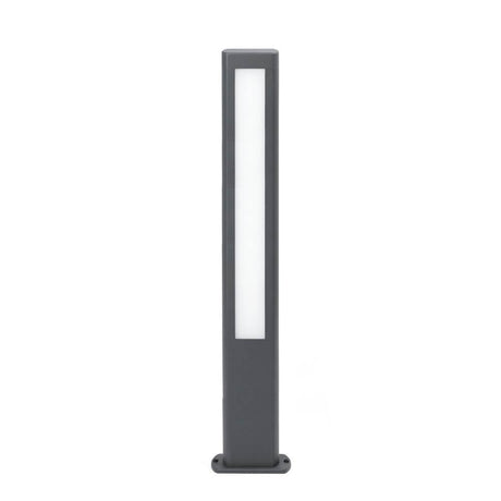 LED Lampadaire de chemin NANDA 80 cm IP54 gris foncé, éclairage de jardin élégant pour l’extérieur.