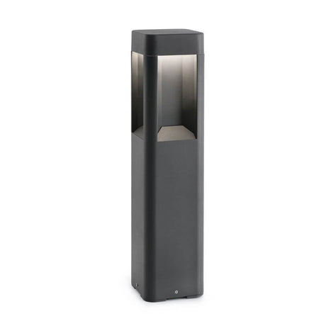 LED Lampe de chemin NAYA 6W 3000K IP54 gris foncé au design moderne pour l’extérieur.