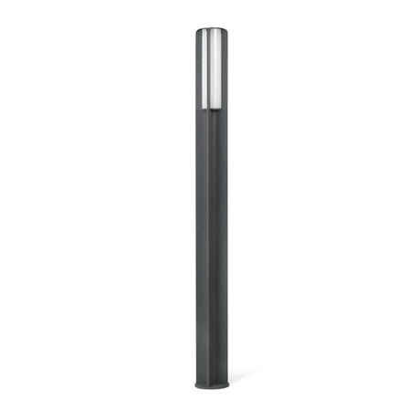 LED Wegeleuchte BU-OH 3000K IP65 Dunkelgrau elegante Außenbeleuchtung für Wege und Gärten.