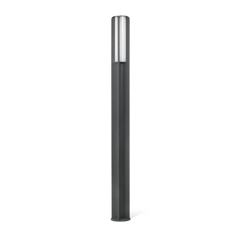 LED Wegeleuchte BU-OH 3000K IP65 Dunkelgrau elegante Außenbeleuchtung für Wege und Gärten.