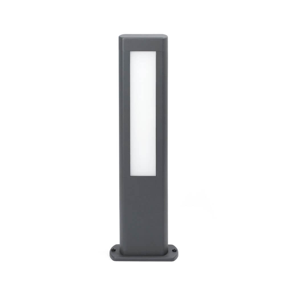 LED Wegeleuchte NANDA 50cm IP54 Dunkelgrau in modernem Design, ideal für den Außenbereich.