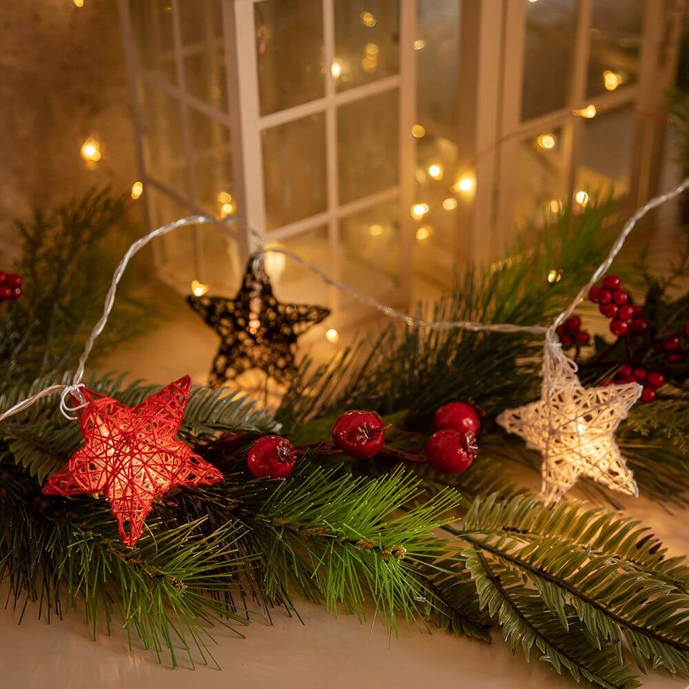 LED Weihnachtsgirlande Stellina IP44