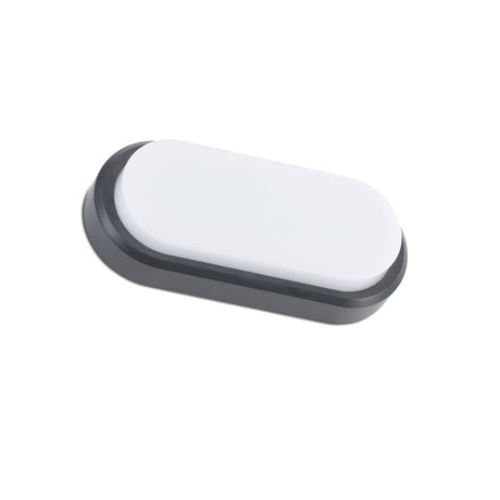 LED FRED 3000K outdoor wall light IP65 dark grey on a white background