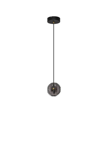 Lampka LED LED Ø 15 cm 3000K Czarna, złoto