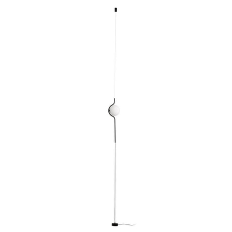 Le Vita LED Hänge- & Stehlampe 118cm Schwarz mit filigranem Design und Glasdiffusor.