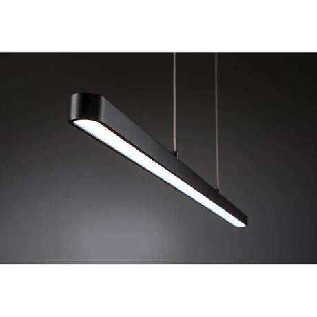 Lustre suspendu Lento BLE LED 1x43W TunW Schw Aluminium finition softlack au design élégant avec un rendement lumineux élevé.