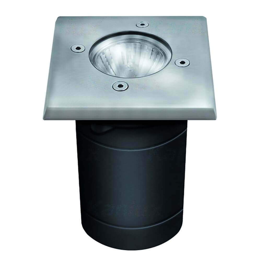 Level Edelstahl Bodeneinbaustrahler eckig IP67