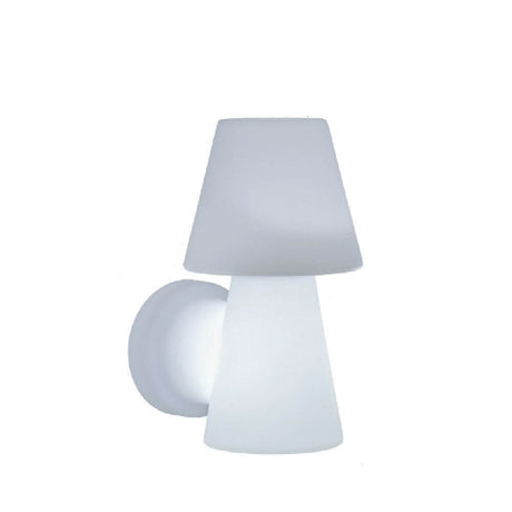 Applique murale d'extérieur Lola blanc - luminaire moderne au design élégant en blanc