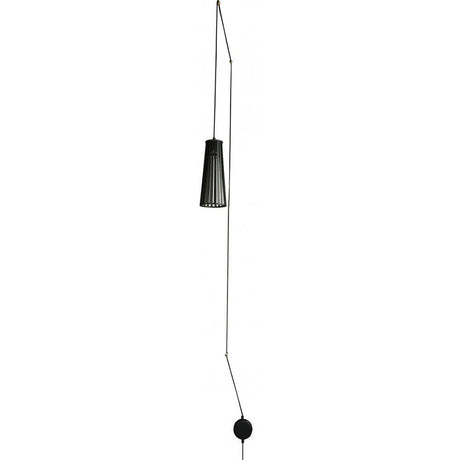 Hängelampe Dover mit 5m Kabel Schwarz - stylische Hängeleuchte mit Kabelzuleitung angezeigt.