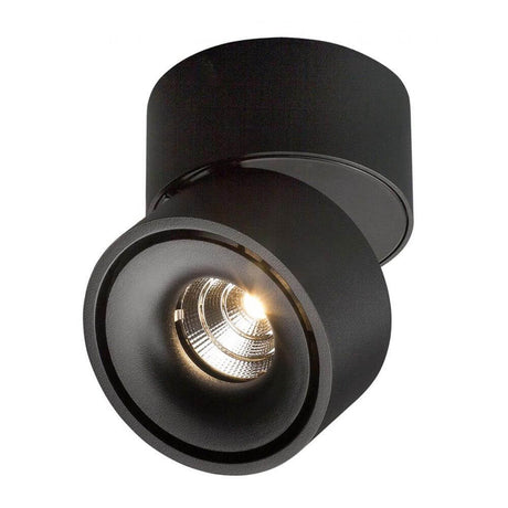 LED Aufbaulampe Simple 1320lm Schwarz - dreh- und schwenkbare Leuchte aus Aluminium, dimmbar und modern.