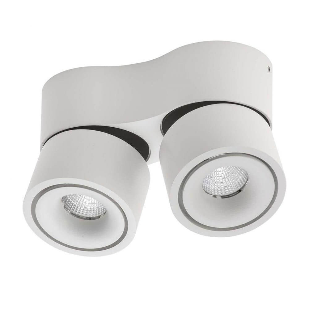 LED Aufbauspot Simple Mini 2x550lm Weiß
