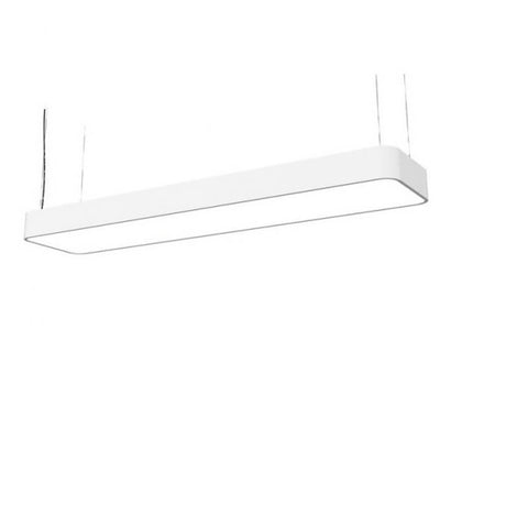 LED Office pendant lamp Talu 90x20cm White - modern pendant light for offices, slim and contemporary design.