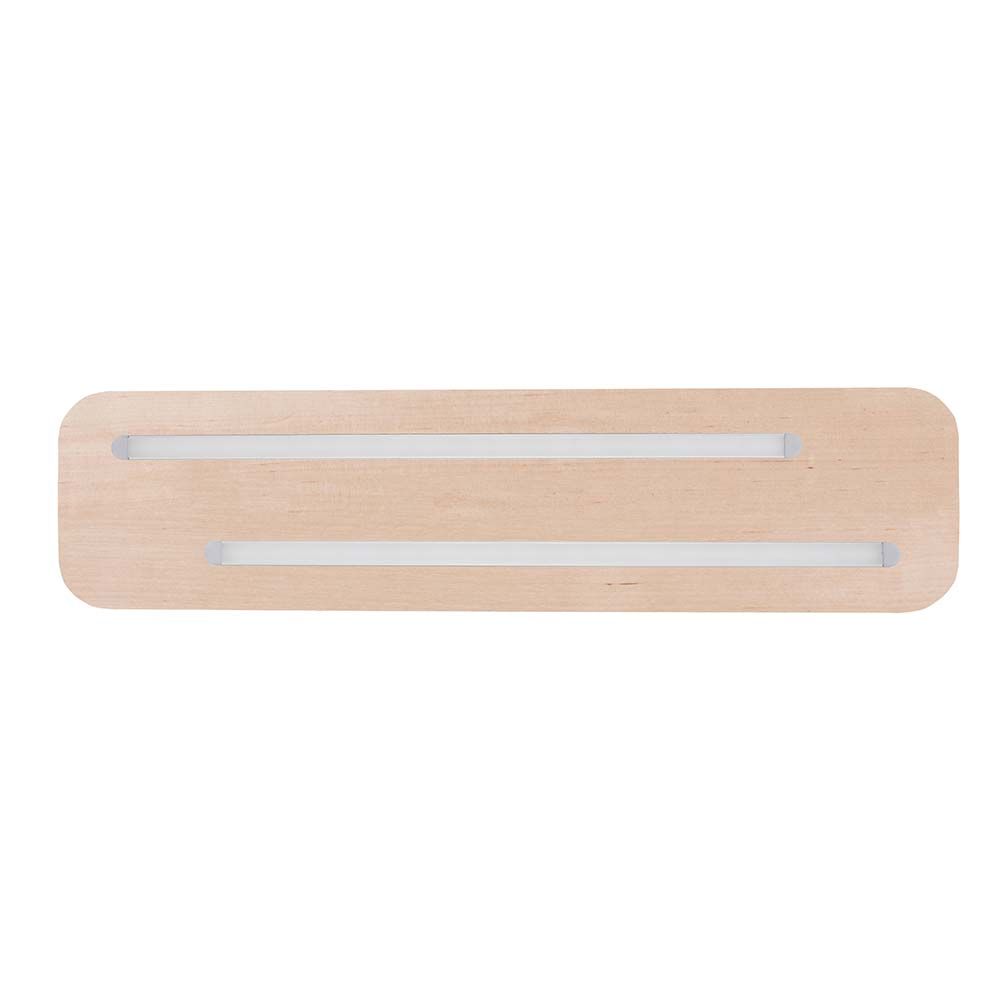 LED Deckenlampe Neele 1120lm Birke mit modernem Design aus Birkenholz.