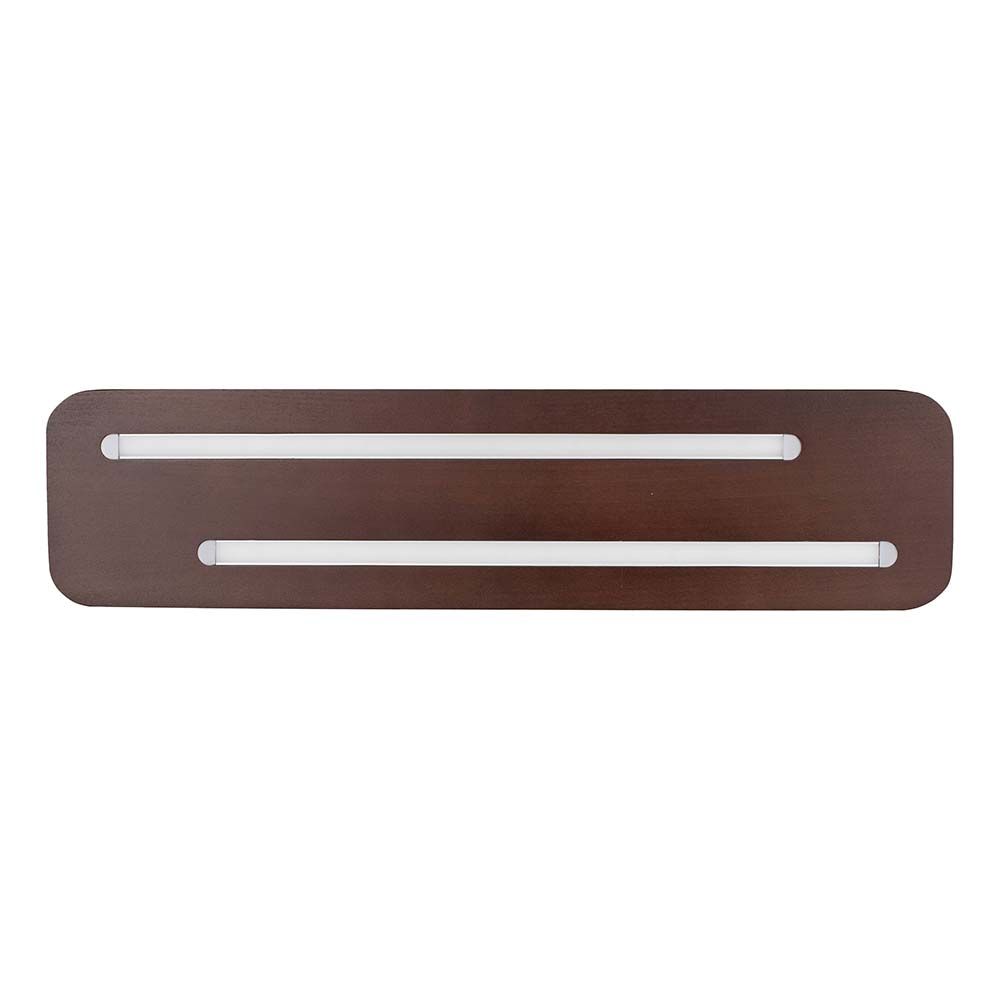 LED Deckenlampe Neele 1120lm Nuss - Moderne Deckenleuchte mit Nussbaum-Design und LED-Technologie.