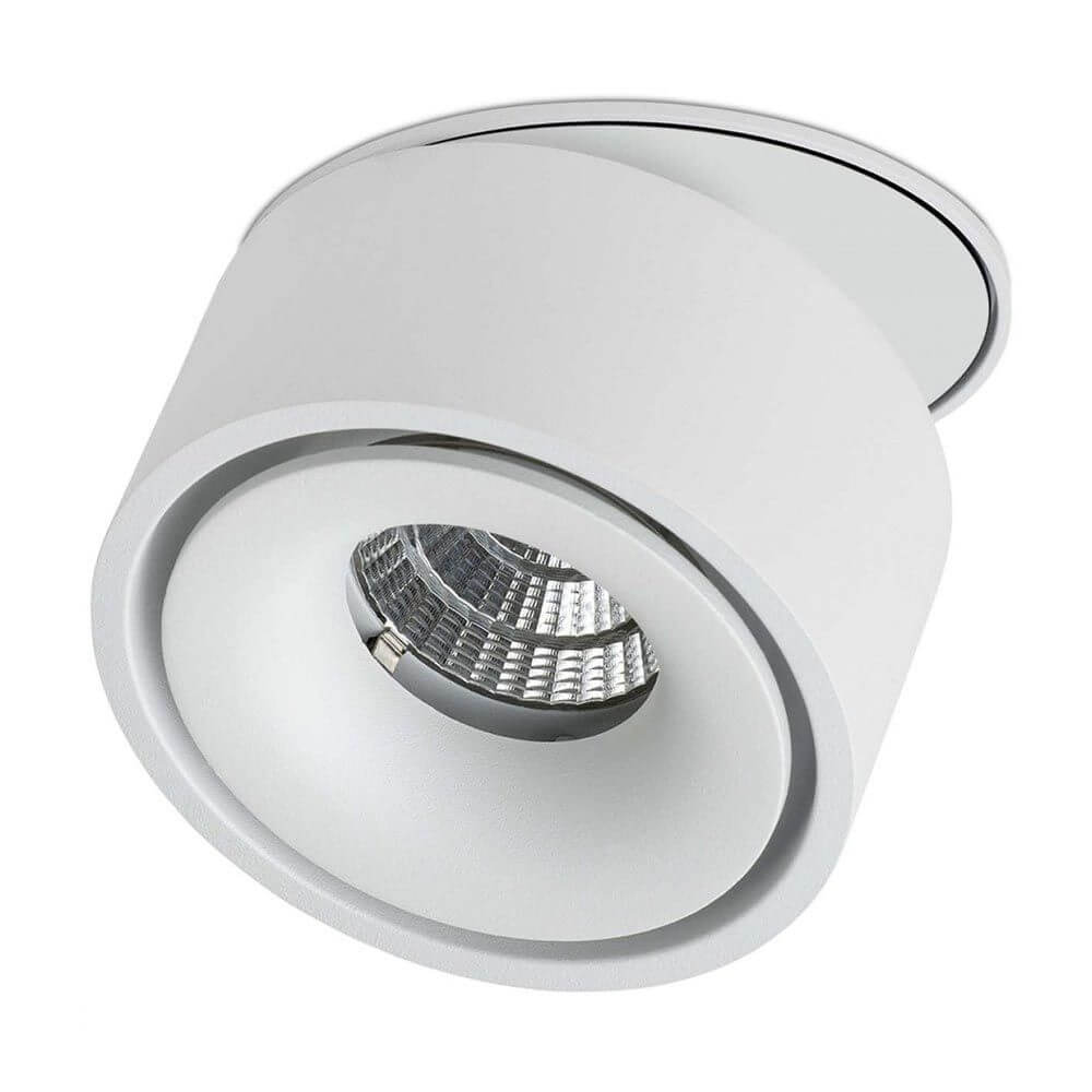 LED Einbaulampe 680lm Simple Weiß mit modernem Design und hoher Beweglichkeit für Deckenbeleuchtung.