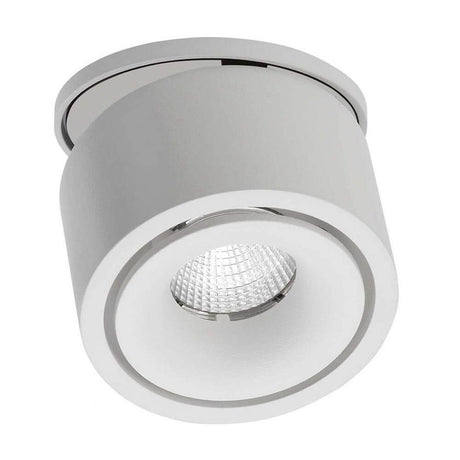 LED Einbauleuchte Simple Mini 550lm Weiß in stilvollem Aluminium-Design, drehbar und schwenkbar.