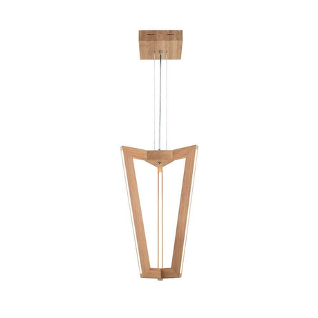 LED Hängelampe Leif 4000lm Eiche-Geölt im modernen Holzdesign für stilvolle Beleuchtung.