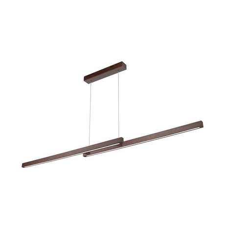 LED Pendellampe Smal Double Touch-Dimmer 2660lm Nuss in elegantem Design, ideal für moderne Wohnräume.