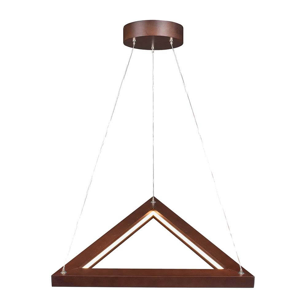 LED Pendelleuchte Legno in Nuss, elegantes Design mit 1680lm Helligkeit für moderne Beleuchtung.
