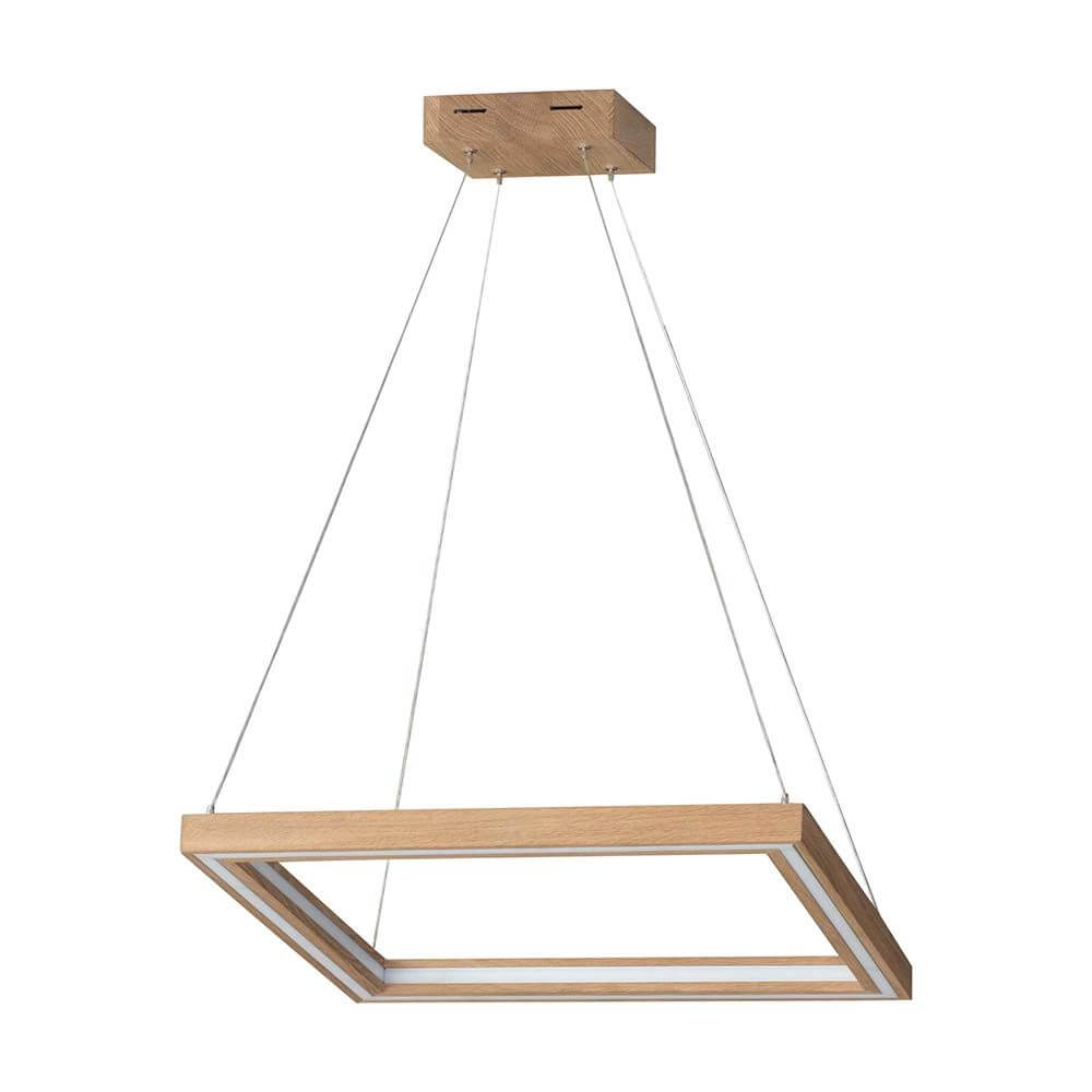 LED Pendelleuchte Legno 5320lm Eiche-Geölt in modernem Design, ideal für stilvolle Innenräume.