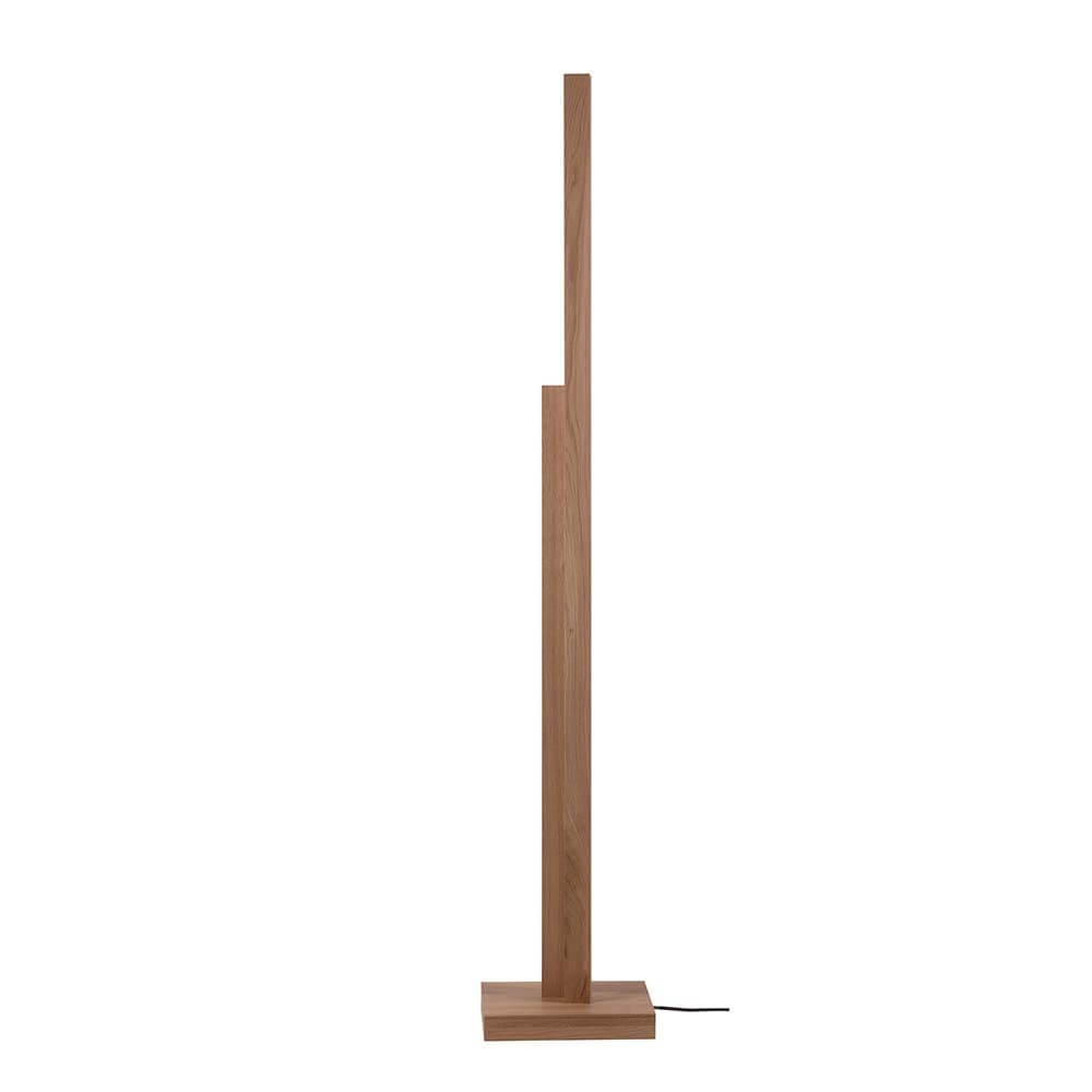 LED Stehlampe Soho Touch-Dimmer 3500lm Eiche-Geölt in modernem Design und edlem Holzfinish.