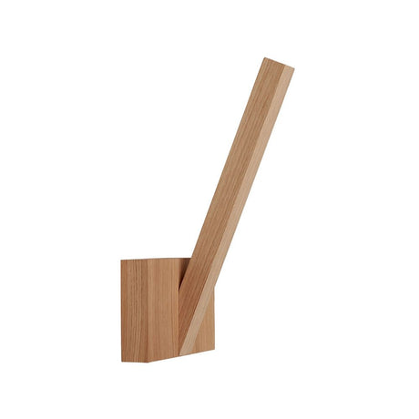 LED Linus wall light 280lm oak oiled in a modern design made of oiled oak wood.