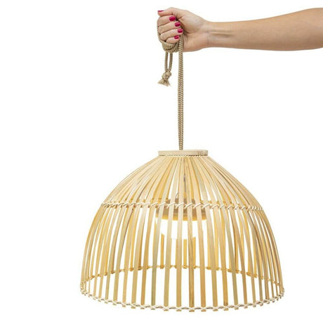 Reona nachhaltige LED-Pendelleuchte IP54 - stylische Hängeleuchte aus Holz zum Dekorieren