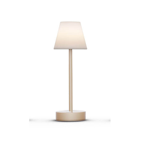 Lampe de table à batterie LED Lola au design élégant, parfaite pour les espaces intérieurs et extérieurs.