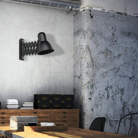 Wall lamp harmony extendable black
