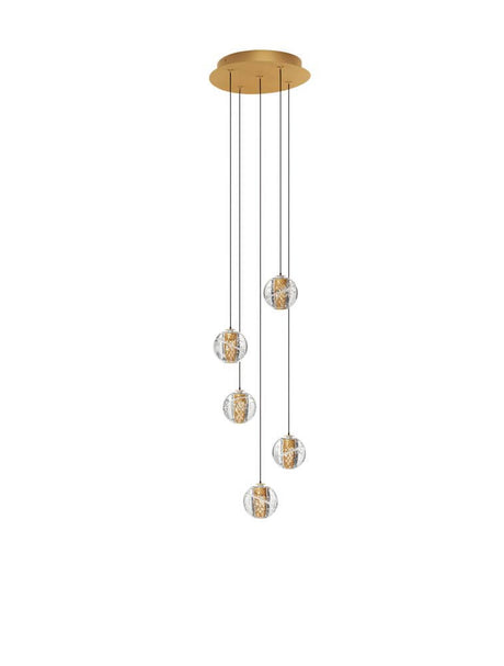 LICIO LAD LAMPAGGIO LED LED 5-FAME Ø 31CM 3000K GOLD