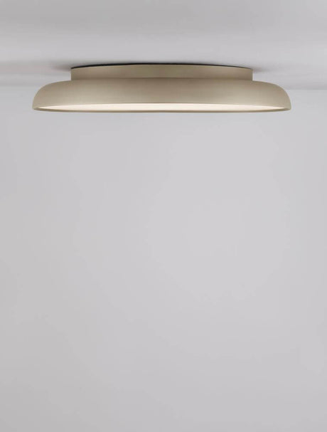 Plafonnier Linus LED Ø 60 cm CCT 2700, 6000K au design scandinave avec un abat-jour épuré.