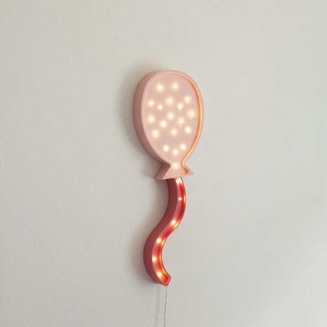 Children’s wall and table lamp Ballon in a delicate pink color with dimmable LEDs.