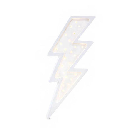 Kinder Wand- & Tischleuchte Blitz in Form eines Blitzes, dimmbar mit Timerfunktion.