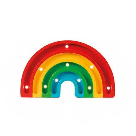 Kinder Wand- & Tischleuchte Regenbogen Mini in bunten Farben und mit Lichtern.