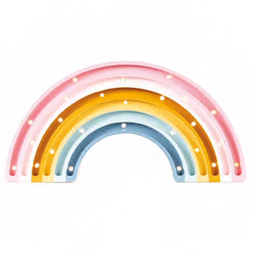 Kinder Wand- & Tischleuchte Regenbogen mit bunten Farben und integrierten Lichtern.