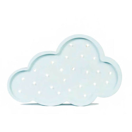 Kinder Wand- & Tischleuchte Wolke in wolkenförmigem Design mit integrierten Lichtern.