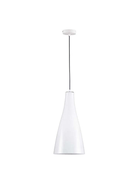 Livtar pendant light E27 Ø 23cm in a modern design with matte aluminum and high-quality glass.