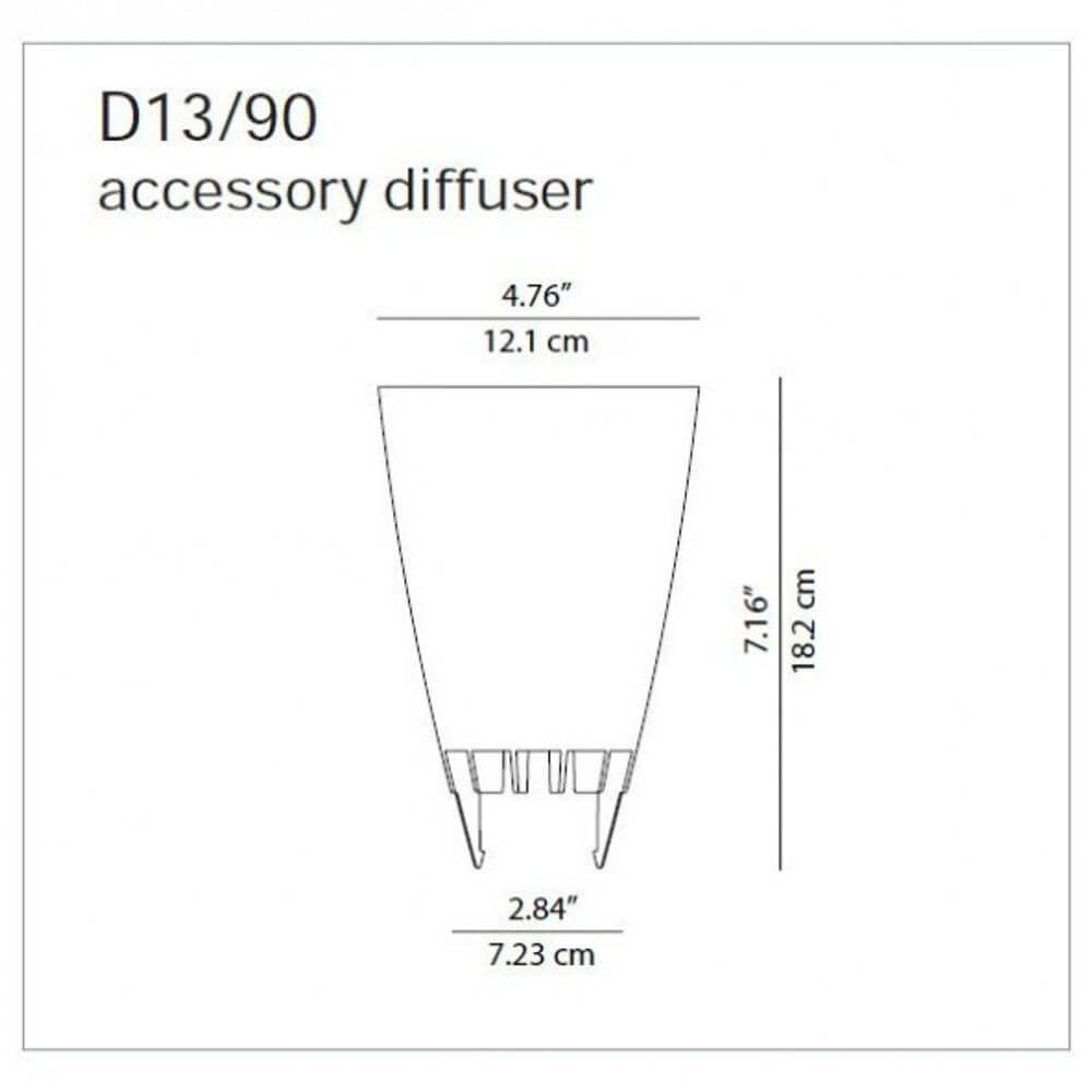 Luceplan Costanza Diffuser Zubehör