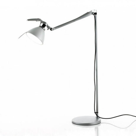 Luceplan Fortebraccio Stehlampe 92cm (Körper) in modernem Design mit schwenkbarem Lampenschirm und stabiler Basis.