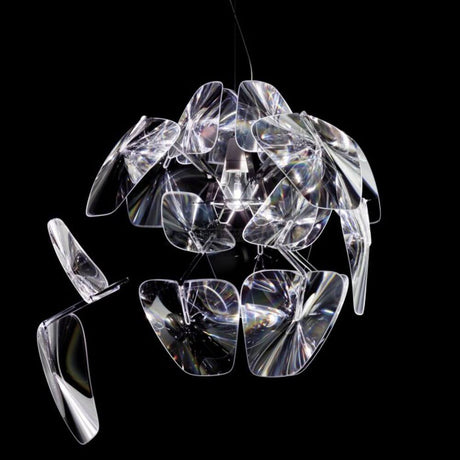 Luceplan Hängelampe Hope Ø 72cm klar mit innovativem Design und Kristall-Optik, geeignet für stilvolle Innenräume.