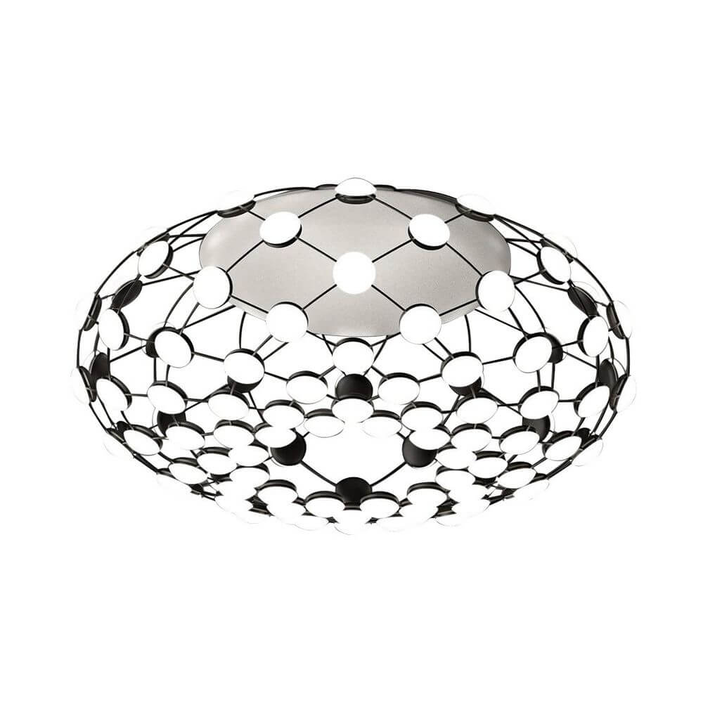 Luceplan LED Deckenlampe Mesh Ø 72cm in einzigartigem Design aus Stahl und Polycarbonat.