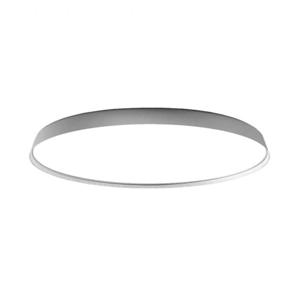 Luceplan LED Wand- & Deckenlampe Compendium Plate Ø 56cm, schlankes Design aus eloxiertem Aluminium.