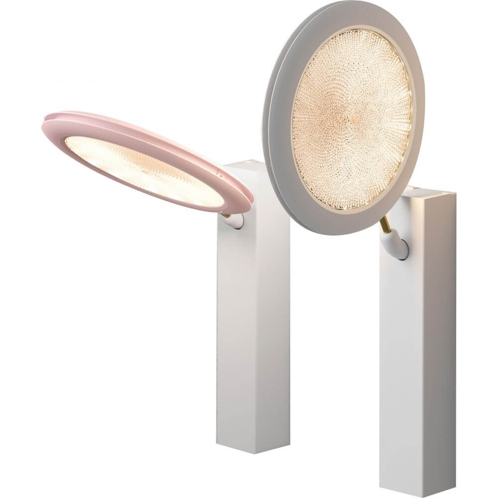 Luceplan LED Wandlampe Fly-Too 48cm, moderne Wandleuchte mit skulpturalem Design und LED-Beleuchtung.