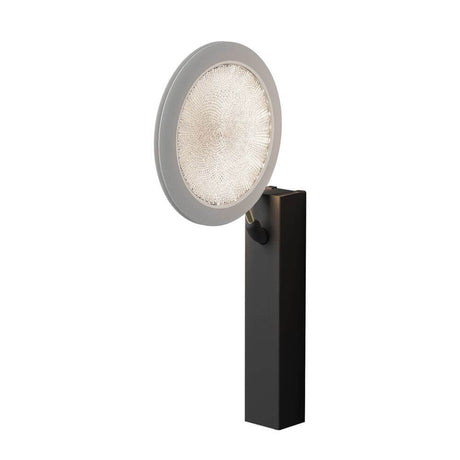 Luceplan LED wall lamp Fly-Too 48cm in modern design, aluminum and methacrylate, timeless lighting solution.