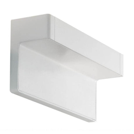 Luceplan LED Wandleuchte Any 23cm weiß in minimalistischen Design mit eleganten Vertiefungen.