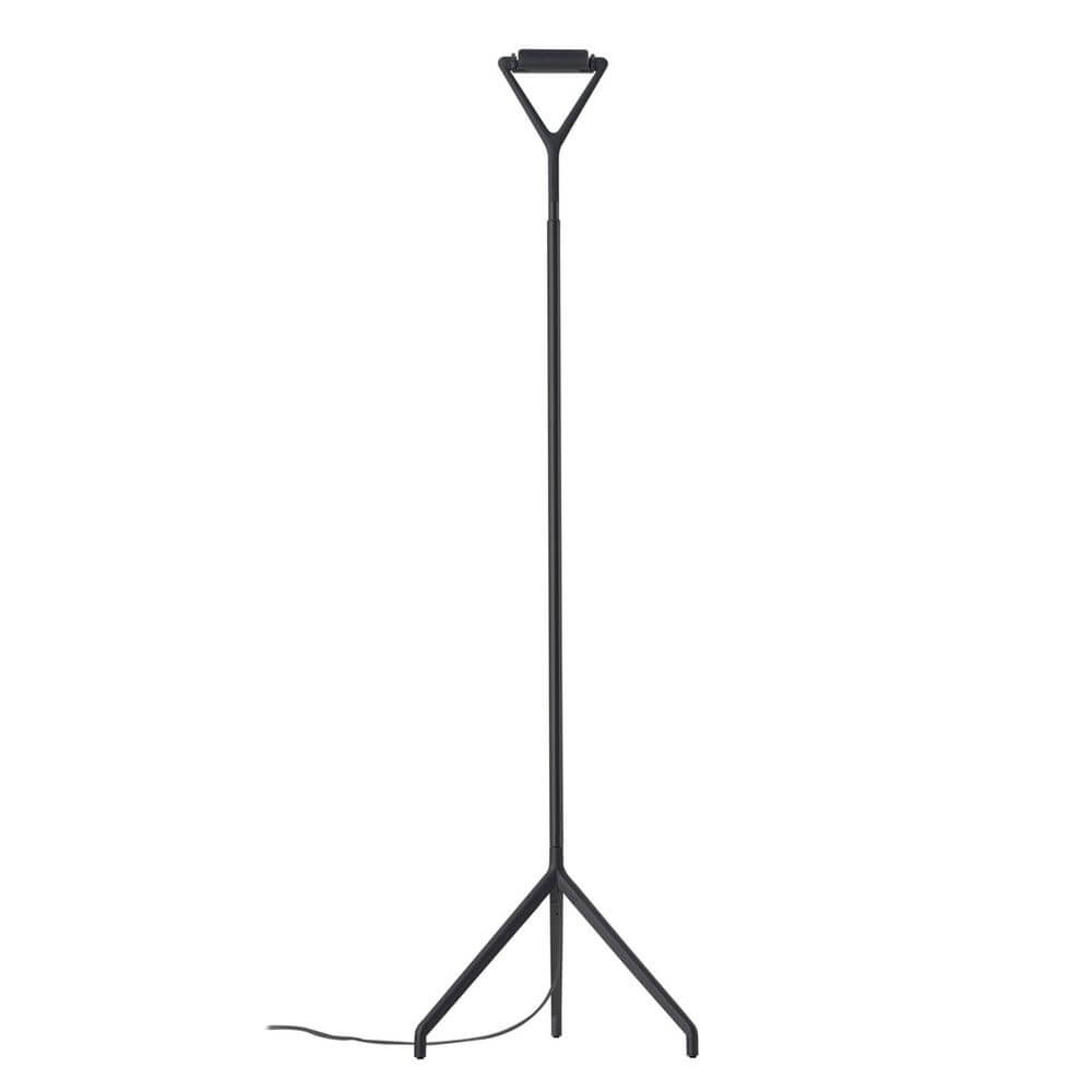 Luceplan Stehleuchte Lola 200cm mit graziler Form und modernem Design in Schwarz.
