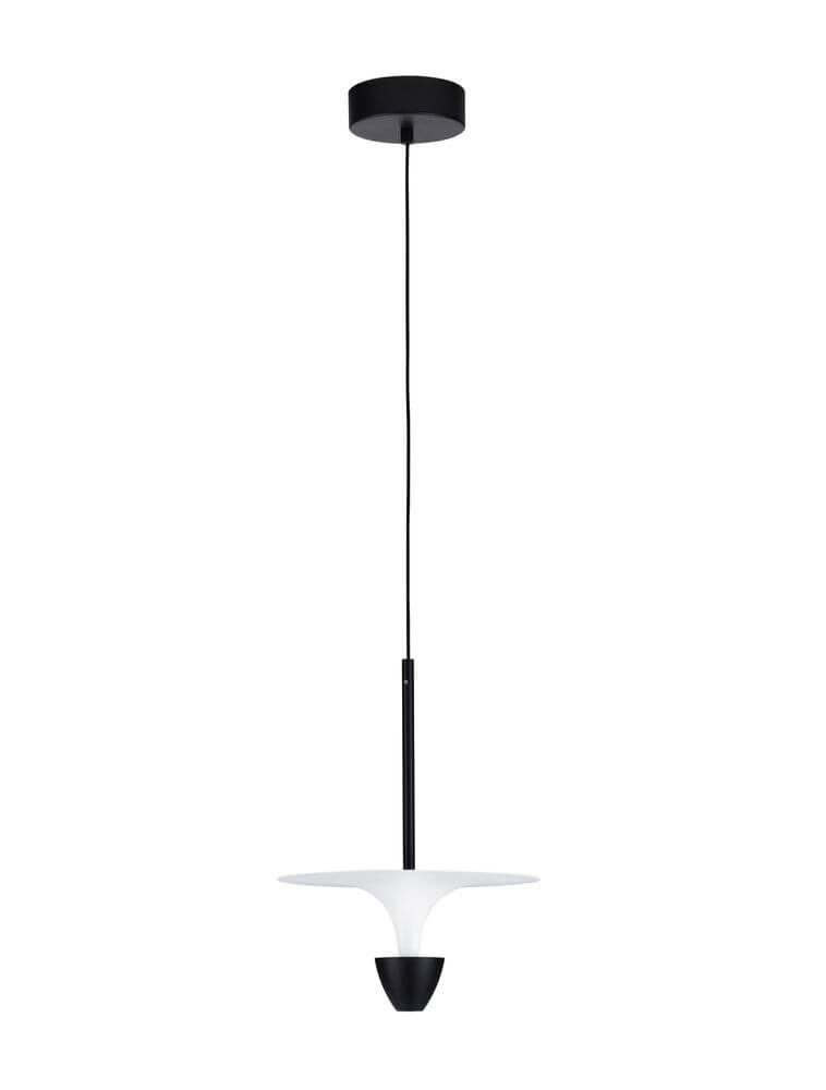 Luet LED Pendelleuchte 3000K Schwarz, Weiß - moderne Lichtlösung mit elegantem Design in Schwarz und Weiß.