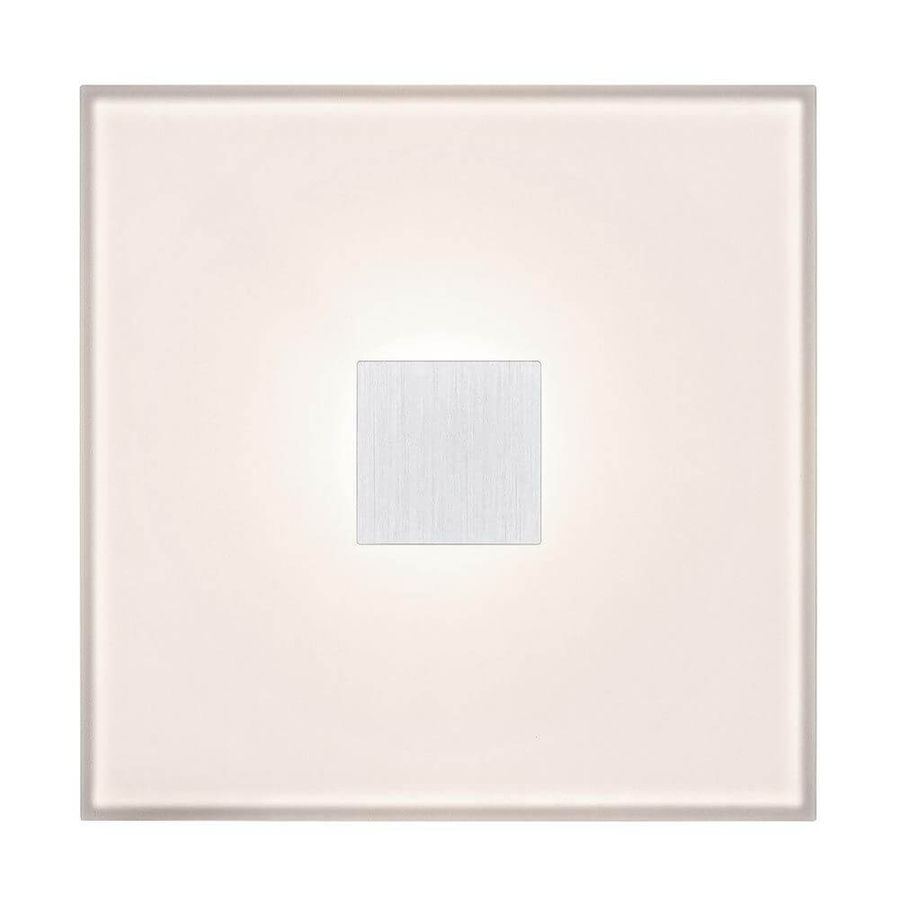 LumiTiles LED Fliesen Square Einzelfliese Dimmbar Metall Weiß für individuelle Lichtgestaltung