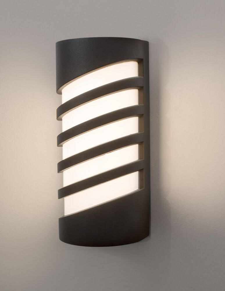Lupo LED Außenwandleuchte 3000K Schwarz IP65 mit modernem Design und warmweißem Lichtton in Schwarz.