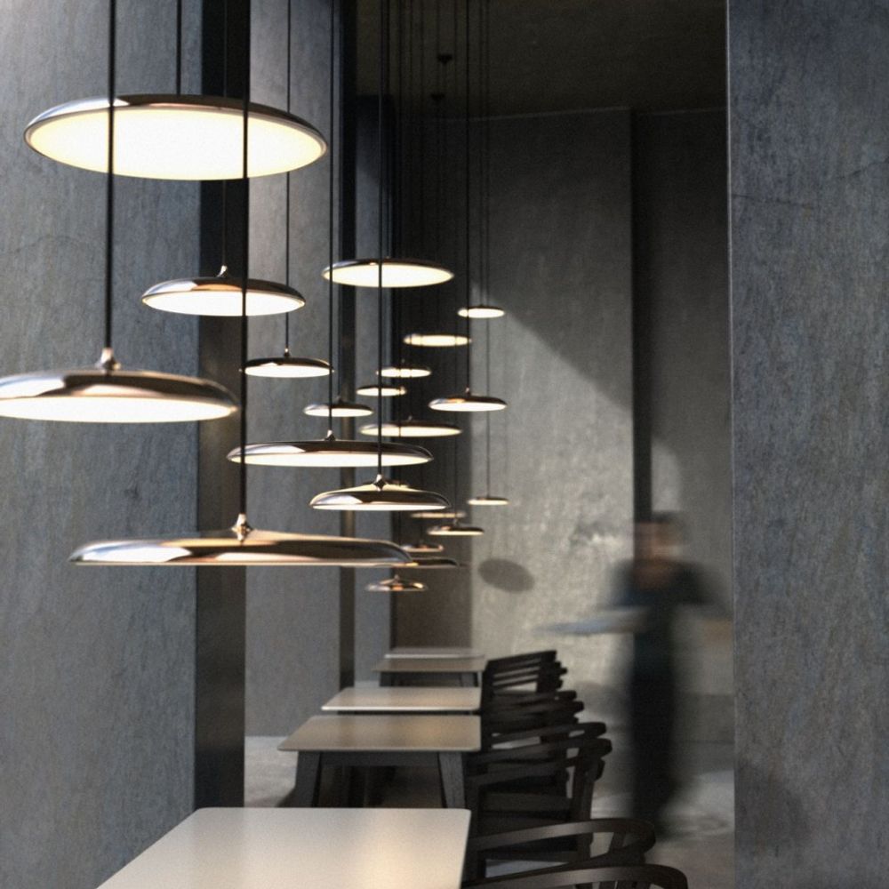 Artist 25 LED Pendelleuchte Kupfer